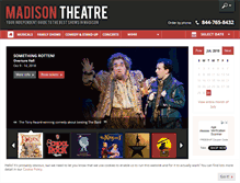 Tablet Screenshot of madison-theatre.com